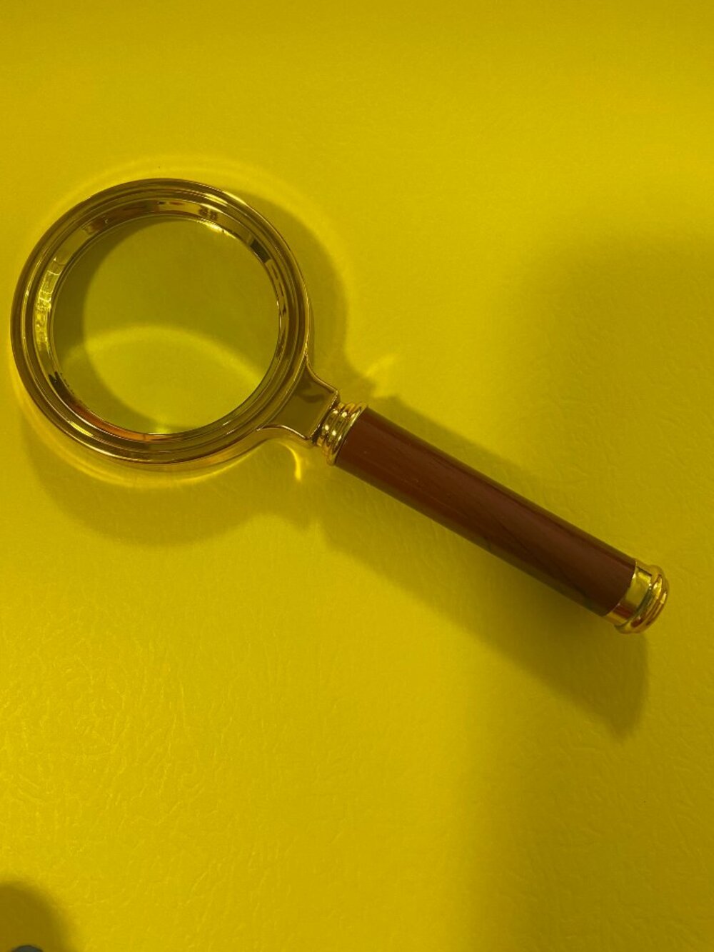 Metal Handheld Magnifying Glass | 50x High Definition | Reading Fine Print, etc.